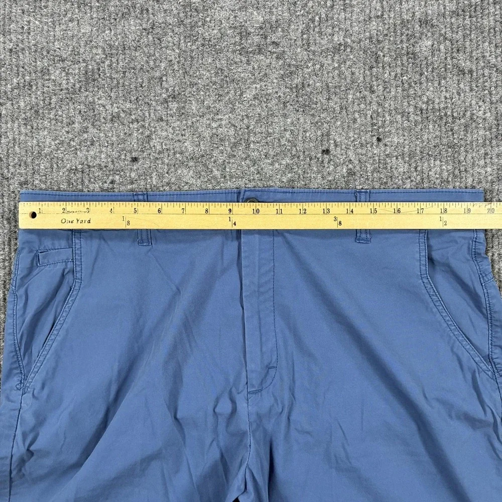 Wrangler Chino Shorts Mens 40 Blue Regular Fit Stretch Casual Travel Summer